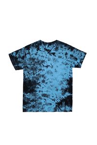 เสื้อมัดย้อมร็อคคอกลมสำหรับผู้หญิงผู้ชายเสื้อสำหรับผู้หญิงแบบบางสีมัดย้อมทันสมัย - Product Image 5