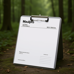 Maulpro A4 Plastic White <b>Clipboard</b> 24.5 X 30.8 Cm - Product Image 3
