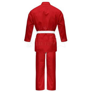 Uniformes de Karate al por mayor mezcla de algodón traje de entrenamiento de artes marciales GI con cinturón logotipo personalizado uniforme de karate - Product Image 3