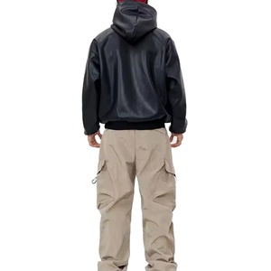 Basics 100% coton hiver impression numérique brodé personnalisé cravate teinture pull hommes à capuche manches longues polaire 2026 - Product Image 4