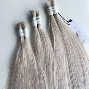 Extensions de cheveux en vrac au prix de gros Double noyade 100 grammes Couleurs claires 10 pouces - Product Image 1