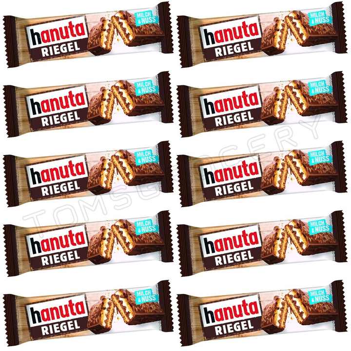 Hanuta Riegel Solid Snack with Crunchy Smooth Layers Bulk Packaging ...