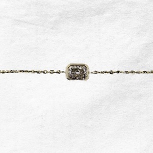 0.54 CT Lab Grown Diamond Bracelet 14K สีเหลืองทองสดใสตัด VVS ความคมชัดแบบ Minimalist 7นิ้วโซ่ได้รับการรับรองเครื่องประดับชั้นดี - Product Image 1
