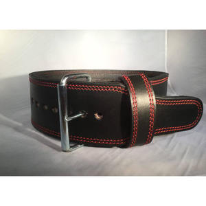 เข็มขัดยกน้ำหนักหนังกลับ  รองรับหลังอย่างแข็งแรงสำหรับการฝึกสควอทและเดดลิฟท์  รับผลิตแบบ OEM พร้อมโลโก้ตามสั่ง  เข็มขัดออกกำลังกายแบบหนาพิเศษ 10 มม. - Product Image 1