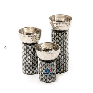 Decoración de mesa de Hotel de lujo, Pedestal en forma de hoja, cuenco para servir frutas, servicio de cena de boda, comida pesada, cuenco para vajilla - Product Image 6