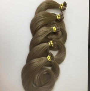 Vente en gros de colle à kératine italienne, Extensions de cheveux humains Remy à pointe plate, cheveux humains naturels à Double traction - Product Image 6