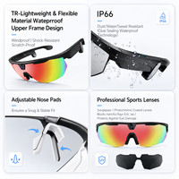 Gafas Inteligentes Deportivas Impermeables con Doble Cámara 4K, Asistente de Voz con IA, Traducción en Tiempo Real, IP66, con WIFI, Altavoz de Oído Abierto - OEM