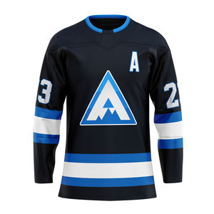 Jersey de hockey sobre hielo al por mayor de fábrica 100% poliéster sublimado de calidad superior personalizado proveedor de Jersey de hockey sobre hielo de Pakistán - Product Image 3