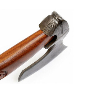 Hacha vikinga tradicional de acero al carbono forjada a mano personalizada de alta calidad hacha vikinga para acampar para supervivencia directa de fábrica - Product Image 2