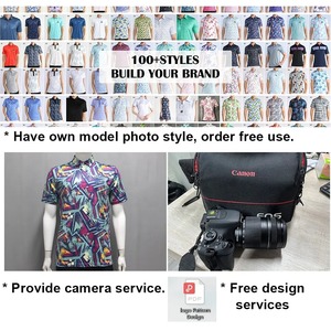 Nouveau tricot Slim Fit de haute qualité couleur impression mode nouveau Design à manches courtes Golf Polo hommes chemises - Product Image 5