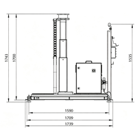 Station de palettisation robotisée collaborative Elite CPF10-CS625 avec une charge utile de 25 kg pour l'empilage automatique de boîtes en carton