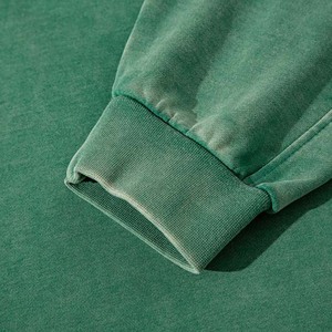Sweat-shirt doux pour la peau pour hommes Logo personnalisé Respirant Manches longues Basics Sweat-shirt mélangé en coton pour hommes - Product Image 4