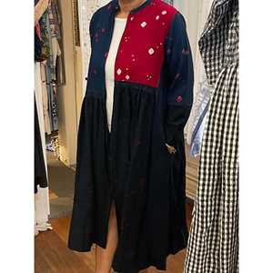 Folklore 44 <b>Reversible</b> Wool <b>Dress</b>/Jacket Stylish and Versatile for Autumn Season - Product Image 3