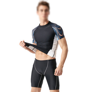 Comfortable Best Quality <b>Men's</b> Rash Guard New Design High Quality Spandex/Nylon Breathable <b>Compression</b> <b>Shirts</b> Full Sleeve - Product Image 1