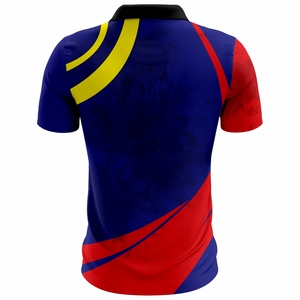 เสื้อโปโลผู้ชายเสื้อกอล์ฟพิมพ์โลโก้ได้ตามต้องการเสื้อยืดเปล่าพิมพ์ซับลิเมชันทำจากโพลีเอสเตอร์100% เสื้อยืดกอล์ฟสำหรับผู้ชาย - Product Image 2