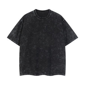 Nouvelle Collection Surdimensionné D'été Hommes Coton À Séchage Rapide Respirant Regular Fit Casual Style Vintage Personnalisable Haut T-Shirt - Product Image 1