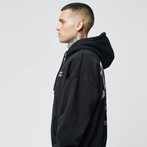 Wholesale High Quality Oversize Zipper Hoodie Fashion Print Pattern Street Wear for Men Customizable Winter Pullover Sweatshirts - Product Image 4