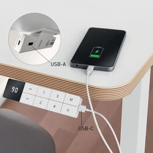 Ergo <b>Compact</b> Electric Height Adjustable Sit/Stand <b>Desk</b> with Stand-Up Reminder, 140 x 80 cm - Product Image 1