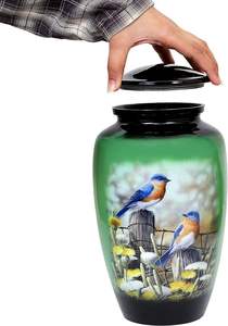 Excelente calidad Venta al por mayor 100% Material de aluminio hecho para adultos Funeral/urnas de cremación para compradores a granel - Product Image 6