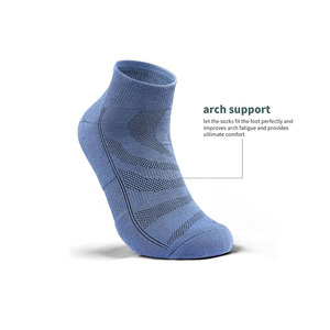 Calcetines deportivos cómodos de algodón/poliéster para hombre de alta calidad, Estilo negro, rojo, logotipo, diseño colorido elegante - Product Image 2