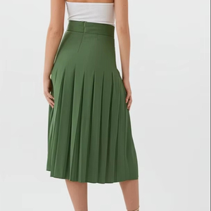 Tela transpirable de diseño elegante para mujer OEM al por mayor de fabricante de Vietnam ropa de moda falda de calle sostenible - Product Image 1