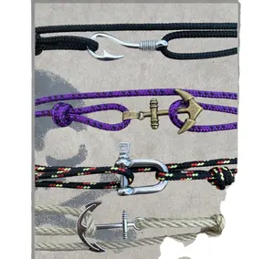 Pulsera de Cuerda Náutica Hecha a Mano para Mujer, Pulsera Unisex de Cuerda, Pulsera de Marinero, Pulsera Personalizada - Product Image 1