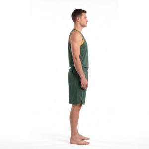 Ensemble d'uniformes de basketball personnalisés pour hommes, coupe professionnelle, jacquard, 180 GSM, maillots d'équipe sublimés, fabricant OEM - Product Image 2