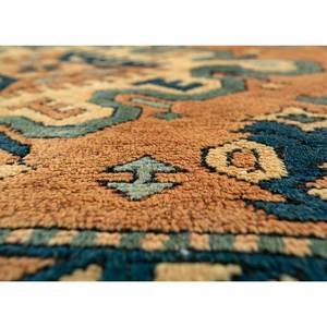 Alfombras de Lana Anudadas a Mano Nuray en Rojo y Naranja con Motivos Rectangulares y Abstractos para el Hogar, para Sala de Estar o Dormitorio - Product Image 3