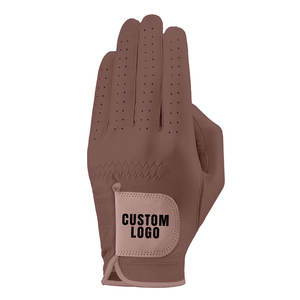 High Quality Custom Logo Finest Quality Lambskin Cabretta Sheepskin <b>Leather</b> Adult Golf Glove for Men for Sports and Outdoor - Product Image 4