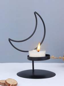 Portavelas de metal clásico adecuado para casas familiares tradicionales eventos religiosos hoteles restaurantes y apartamentos - Product Image 4