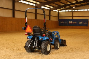 Tracteur utilitaire compact LS MT232HEC MT125 32HP avec chargeur et pelle rétrocaveuse, vente directe d'usine - Product Image 6