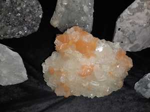 Cristal de Estilbita con Racimo de Apofilita al por Mayor, Espécimen de Cristal de Roca Natural, Minerales, Cristales Decorativos para Regalo - Product Image 6