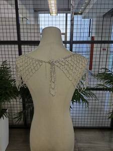 Unique Handmade Party Wrap for <b>Women</b> and Adults ODM Club Wear High Fashion Preppy Style Beaded <b>Cape</b> - Product Image 6