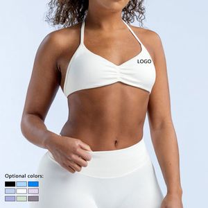 Soutien-gorge de sport dos nu décolleté en U sans couture vêtements de sport soutien-gorge de gymnastique respirant Fitness vêtements pour femmes soutien-gorge de Yoga personnalisé - Product Image 1