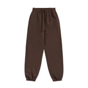 Automne hiver femmes sport pantalons de survêtement velours côtelé tissu taille moyenne couleur coupe ample pantalon décontracté Yoga Gym Plus polaire jambe ceinture - Product Image 2