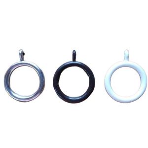 Silver <b>Curtain</b> <b>Rings</b> Sleek and Rust Resistant for <b>Curtains</b> - Product Image 1