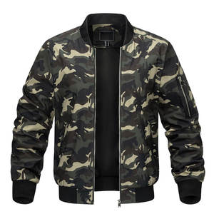 Light Weight <b>Camo</b> Printing Bomber <b>Jacket</b> Long Sleeves Bomber <b>Jacket</b> Best Selling Bomber Winter <b>Jacket</b> - Product Image 2