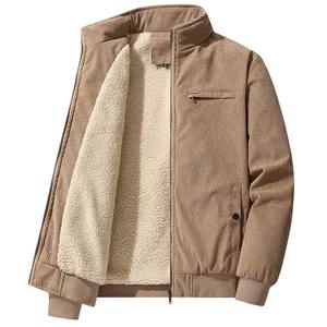 Abrigo fino informal de negocios para hombre 2024, chaqueta con cuello de béisbol de invierno, cremallera, corto, suelto, de Color sólido, a la moda para primavera y otoño XS - Product Image 3
