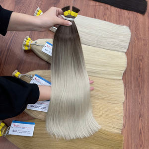 Meilleures ventes 100% extensions de cheveux humains naturels raides et ondulés vietnamiens bruts de haute qualité en vrac non transformés toutes les couleurs - Product Image 3