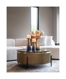 Lavish nhìn màu đen và vàng kim loại Bàn cà phê hoàn hảo cho phòng khách bên trang trí nội thất sử dụng và đánh hosting Sử dụng bán buôn từ Ấn Độ - Product Image 4