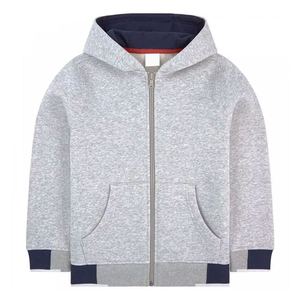 Sweat à capuche pour enfants avec broderie personnalisée, fabricant de vêtements OEM, sweat à capuche zippé personnalisé pour enfants, sweat à capuche en mélange de coton doux, vêtements d'extérieur pour enfants - Product Image 3