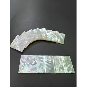 Customizable Natural <b>Mother</b> of Pearl Square Scales - High-Quality MOP Material - Product Image 3