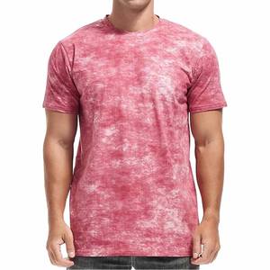 T-shirt à manches courtes et col rond en coton pour hommes de 200g, couleur unie, hauts décontractés simples et amples, conception Offre Spéciale vierge - Product Image 4