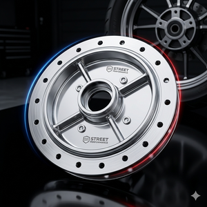 Disque de frein arrière pour moto |   Disque de frein en acier haute résistance |   Pièce de rechange OEM - Product Image 2