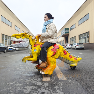 Scooter réaliste à trois roues dinosaure pour enfants centre commercial Animatronic intérieur métal public aventure parcs aéroports - Product Image 5