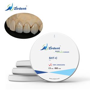 Bloc de zircone <span class=keywords><strong>dentaire</strong></span> Zirdent SHT-C 98 mm 95 mm 92*75 mm Disque CAD CAM pour couronne pont 42% Super translucide Haute résistance - Product Image 4