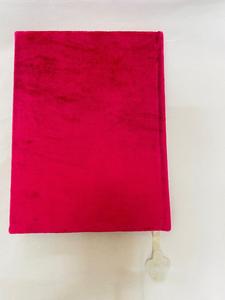 สมุดบันทึกผ้ากำมะหยี่ทำมือสุดหรู ลายปัก ปรับแต่งสีและขนาดได้ ไดอารี่สำหรับโรงเรียน ดีไซน์ไม่ซ้ำใคร โปรโมชั่นจากอินเดีย - Product Image 2