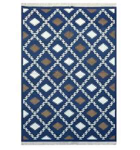 Meilleure qualité 100% tapis tissés à la main brodés multicolores en jute et coton directement du fabricant indien - Product Image 4