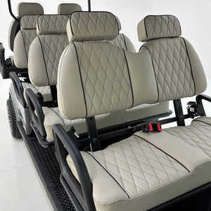 Carrito de golf eléctrico de lujo de 4 plazas al mejor precio, con funcionamiento silencioso, asientos cómodos y diseño elegante para villas, ocio y asequible. - Product Image 2