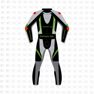 Nouveau design personnalisé combinaison de course de moto en cuir imprimé coupe-vent respirant vente en gros - Product Image 3